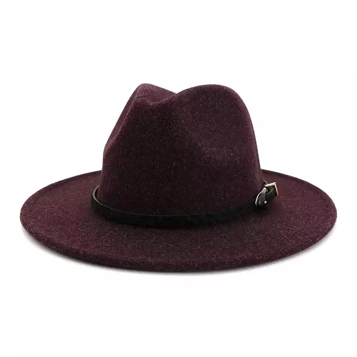 Accity Leather Belt Panama Hat