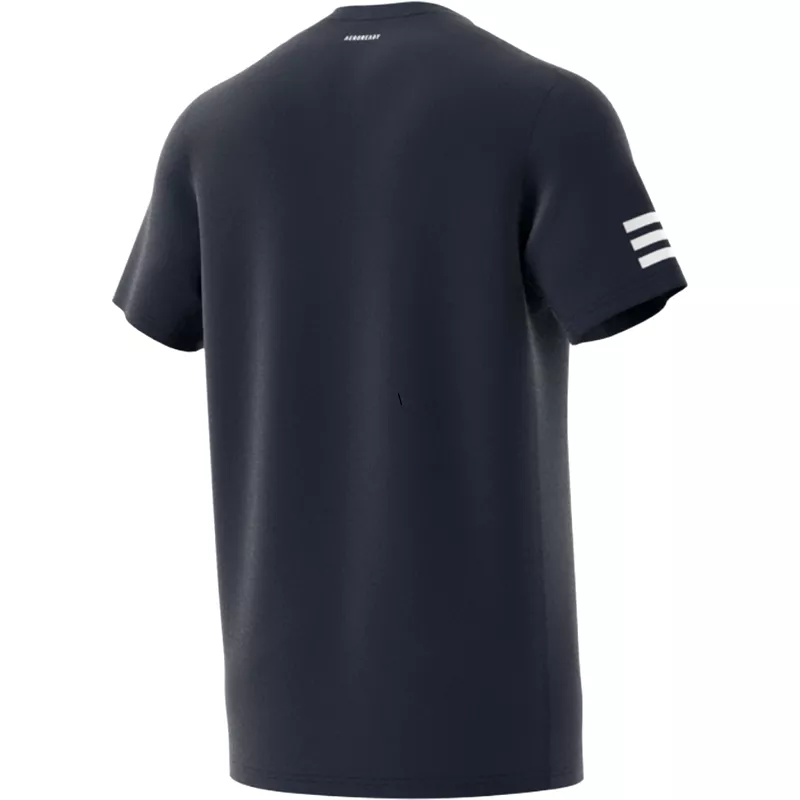 Adidas Club 3-Stripe Tennis Men T-Shirt - Legend Ink/White