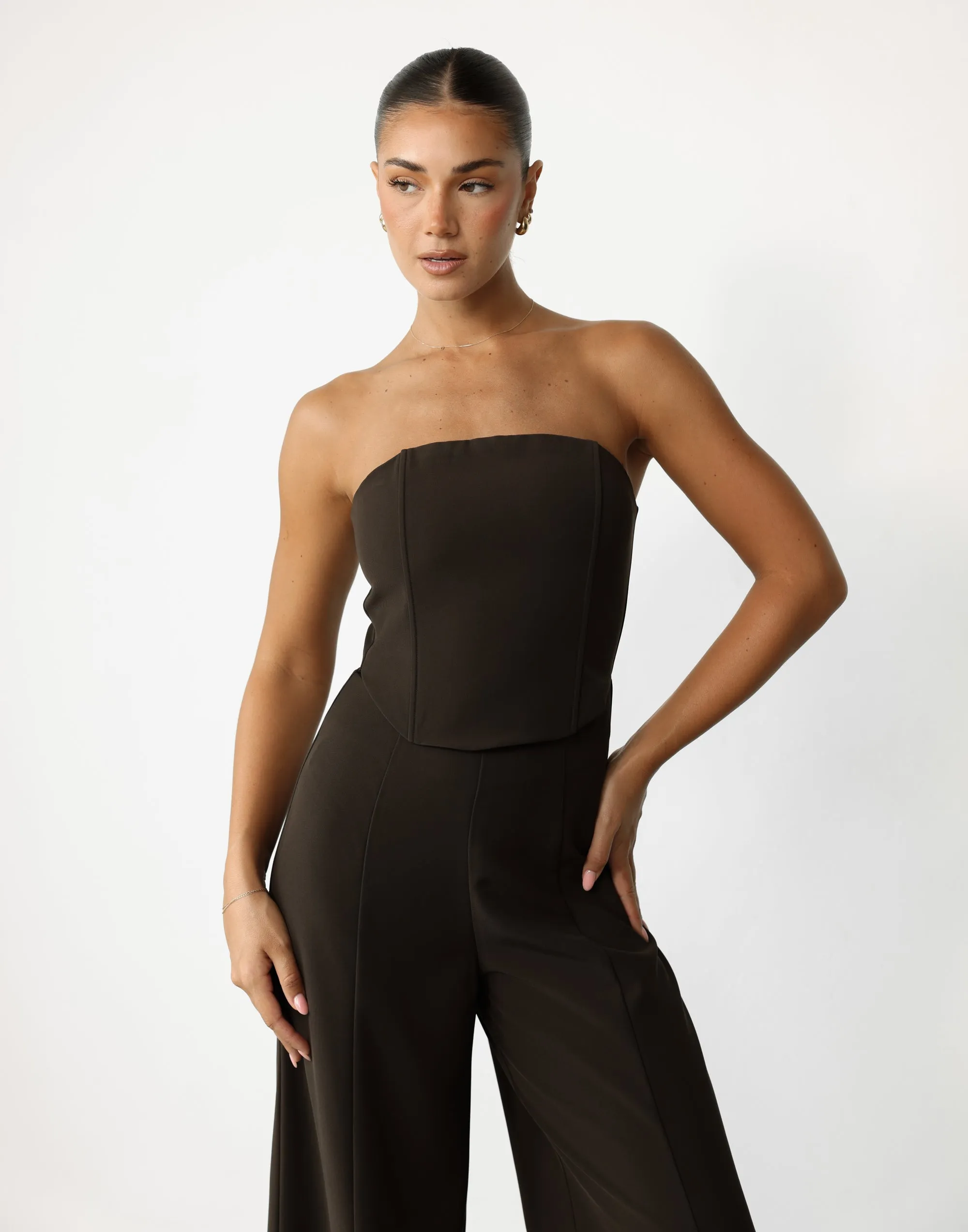 Antonio Jumpsuit (Dark Coffee)