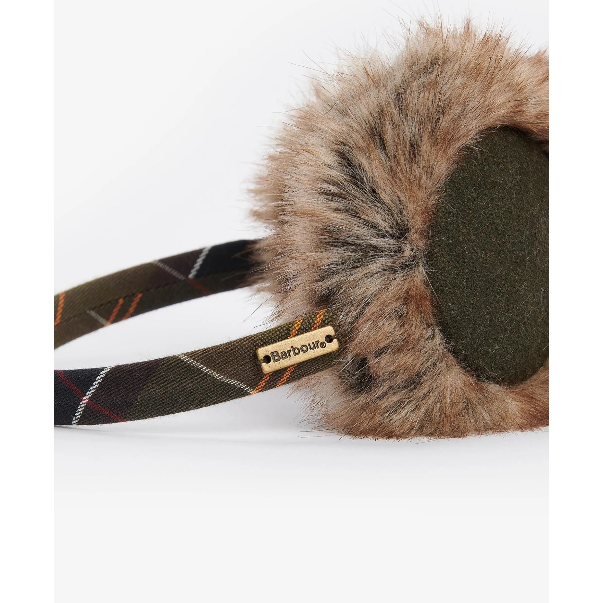 Barbour Barrhill Faux-Fur Ear Muffs Classic Tartan LAC0336TN11