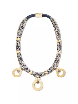 Beige & Black Belamor Necklace