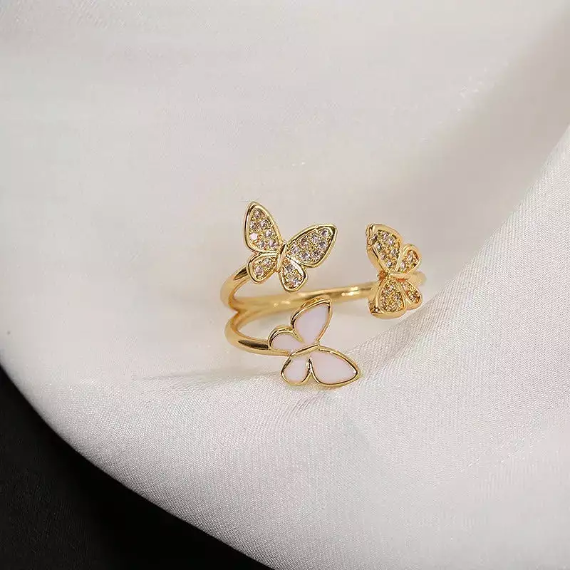 Bella Butterfly Gem Ring LIN11