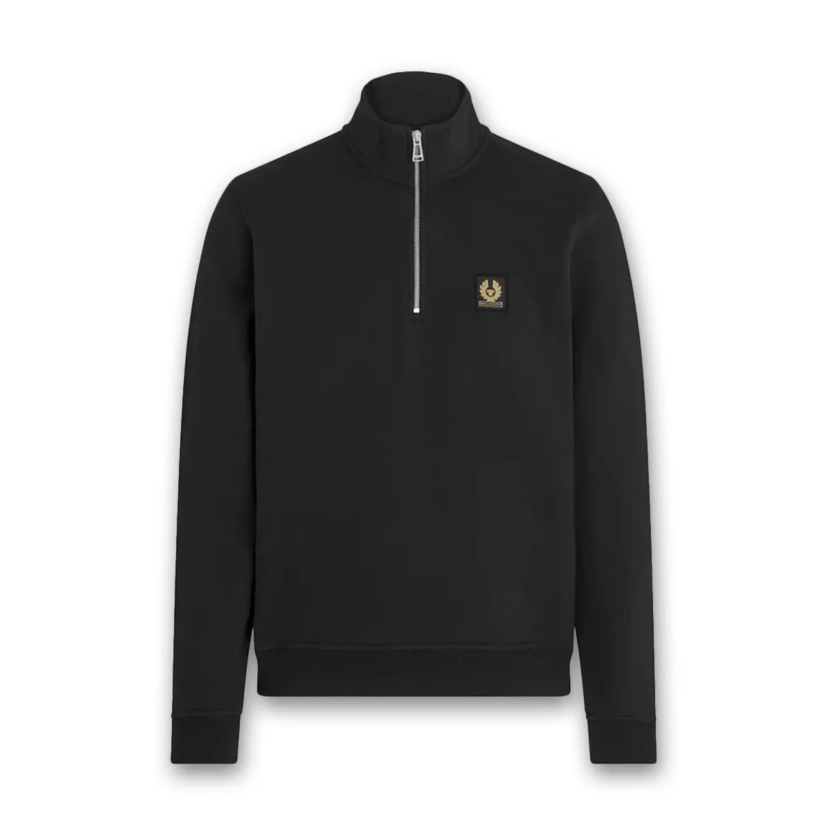 Belstaff - Quarter Zip Sweatshirt in Black