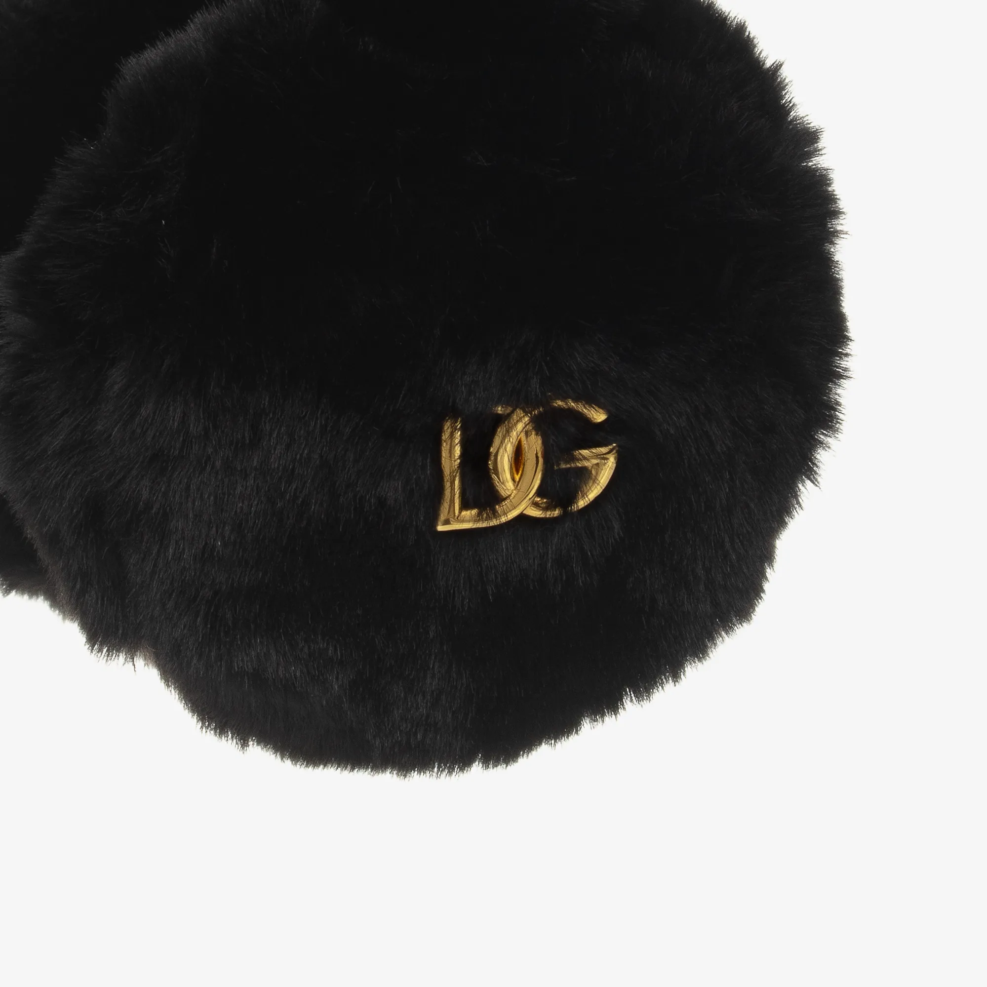 Black Faux Fur Ear Muffs