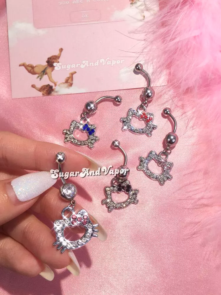 Bling Kitty Belly Ring