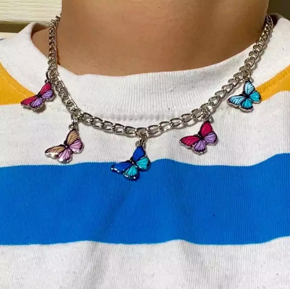 Butterflies Chain Necklace