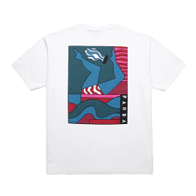 By Parra Kick The Vase T-Shirt White 50101