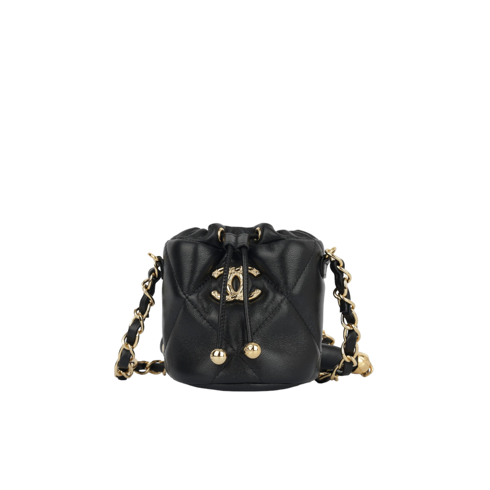 Chanel Micro Bucket Bag on Chain