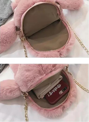 CUTE PLUSH BUNNY SHOULDER BAG |BACKPACK BY94019