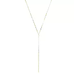 Delicate Y Gold Chain Necklace