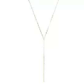 Delicate Y Gold Chain Necklace