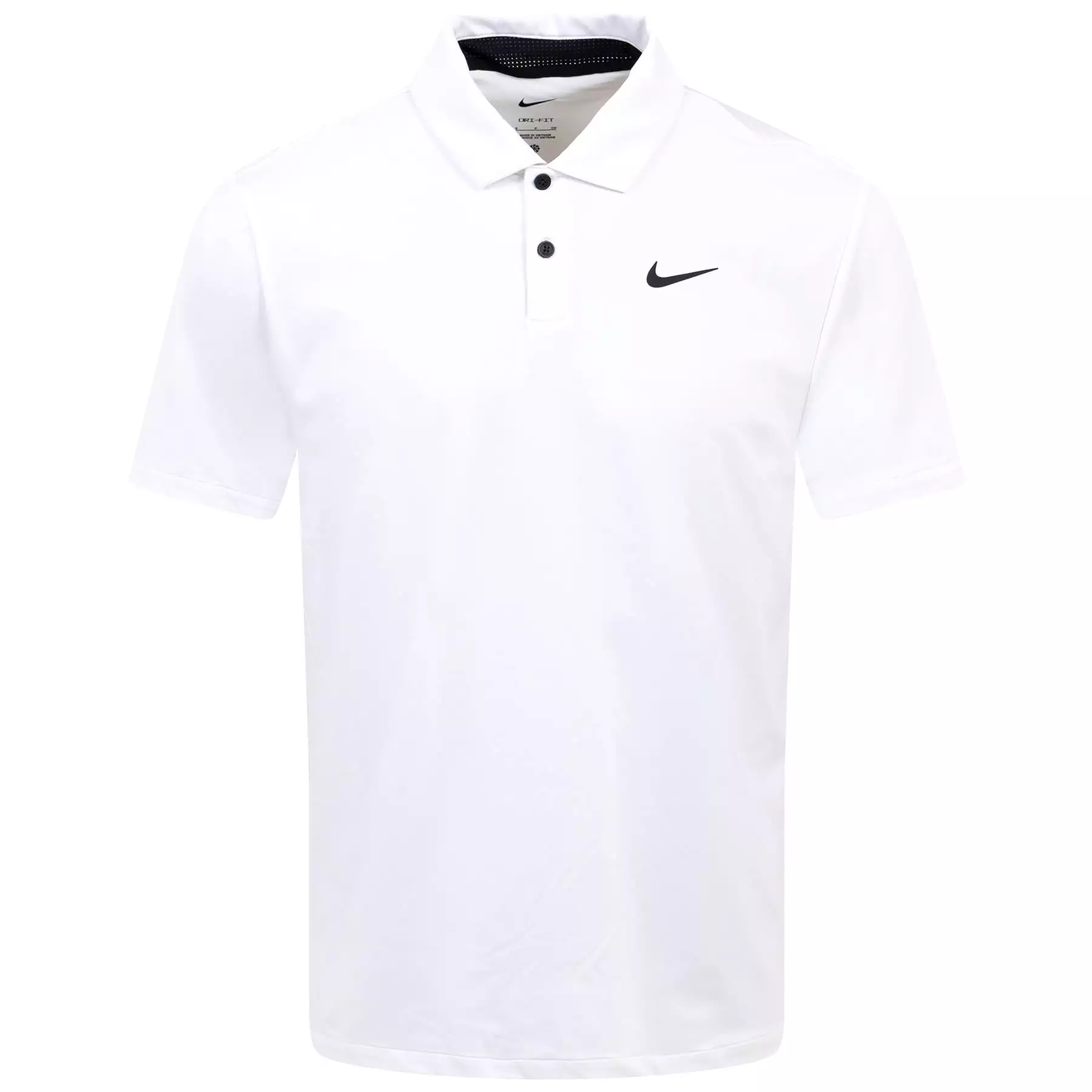 Dri-Fit Tour Solid Polo White/Black - 2024