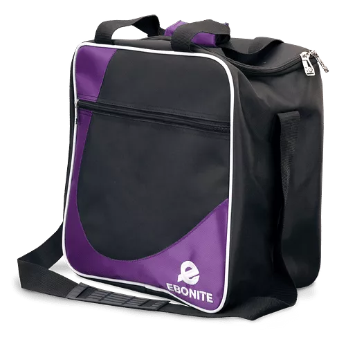 Ebonite Basic Single Tote Bowling Bag Purple