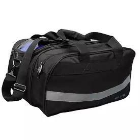 Elite 2 Go Double Tote Clear Plus Black Grey Bowling Bag