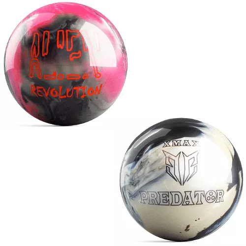 ELITE Alien Revolution & Predator XMax Bowling Balls (2 Ball Bundle)