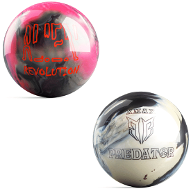 ELITE Alien Revolution & Predator XMax Bowling Balls (2 Ball Bundle)