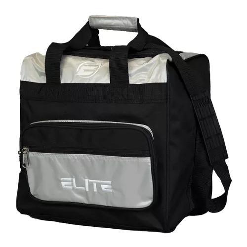 Elite Impression Single Tote Silver Bowling Bag