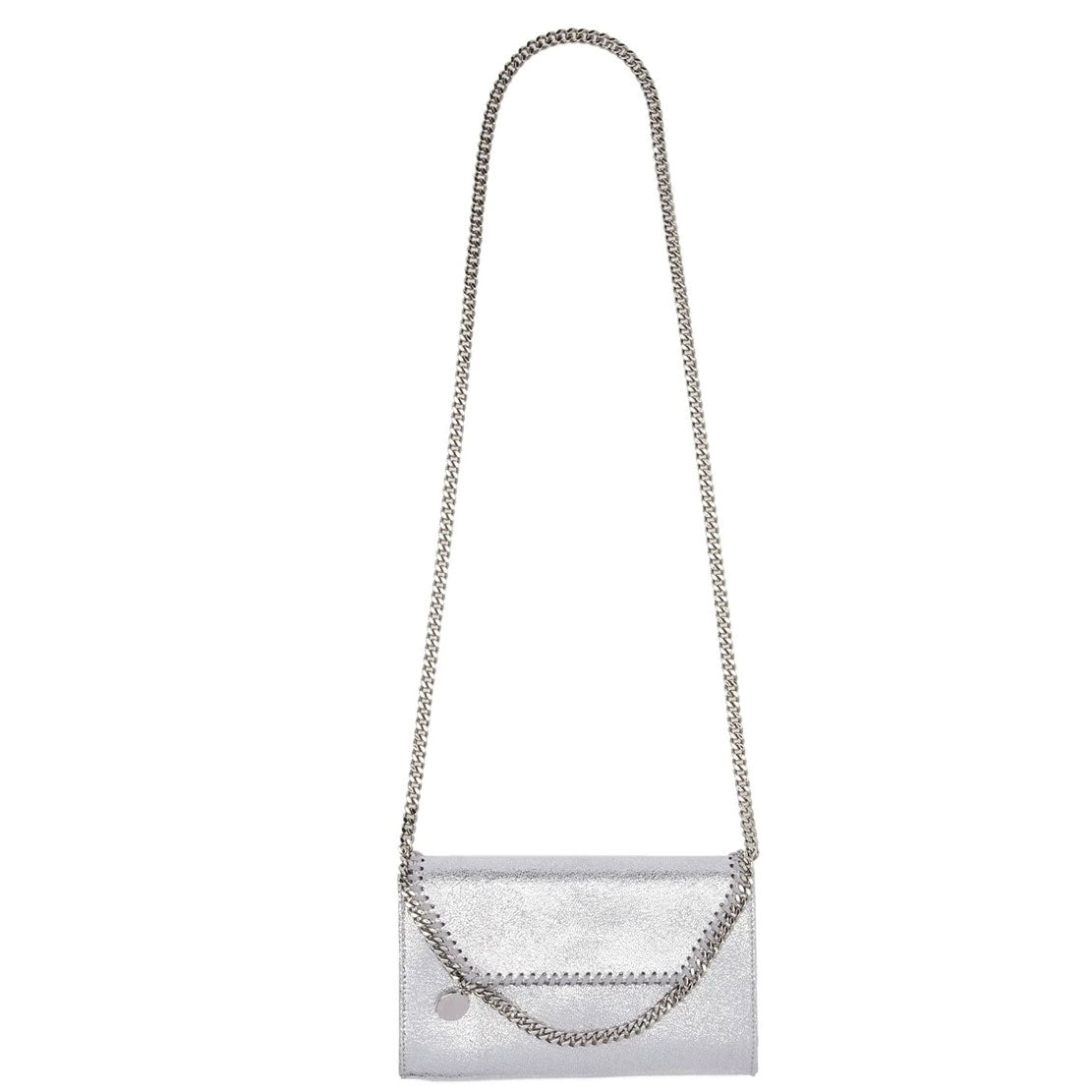 Falabella Wallet on Chain, Silver