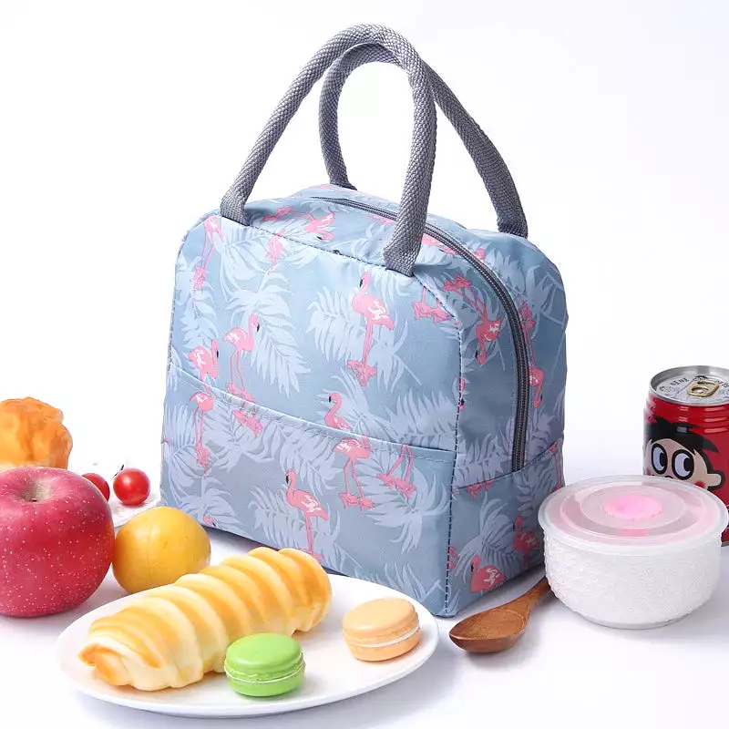 Fashion Pattern Cooler Lunch Bag Insulated Thermal Food Portable Lunch Box Functional Food Picnic Lunch Bags For Women Kids S458