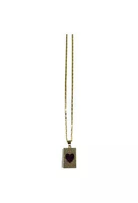 Felicity Necklace-Pink Heart