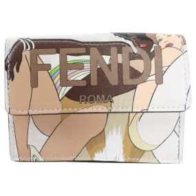 Fendi x Antonio Lopez Limited Edition Bikini Bathers Micro Trifold Wallet