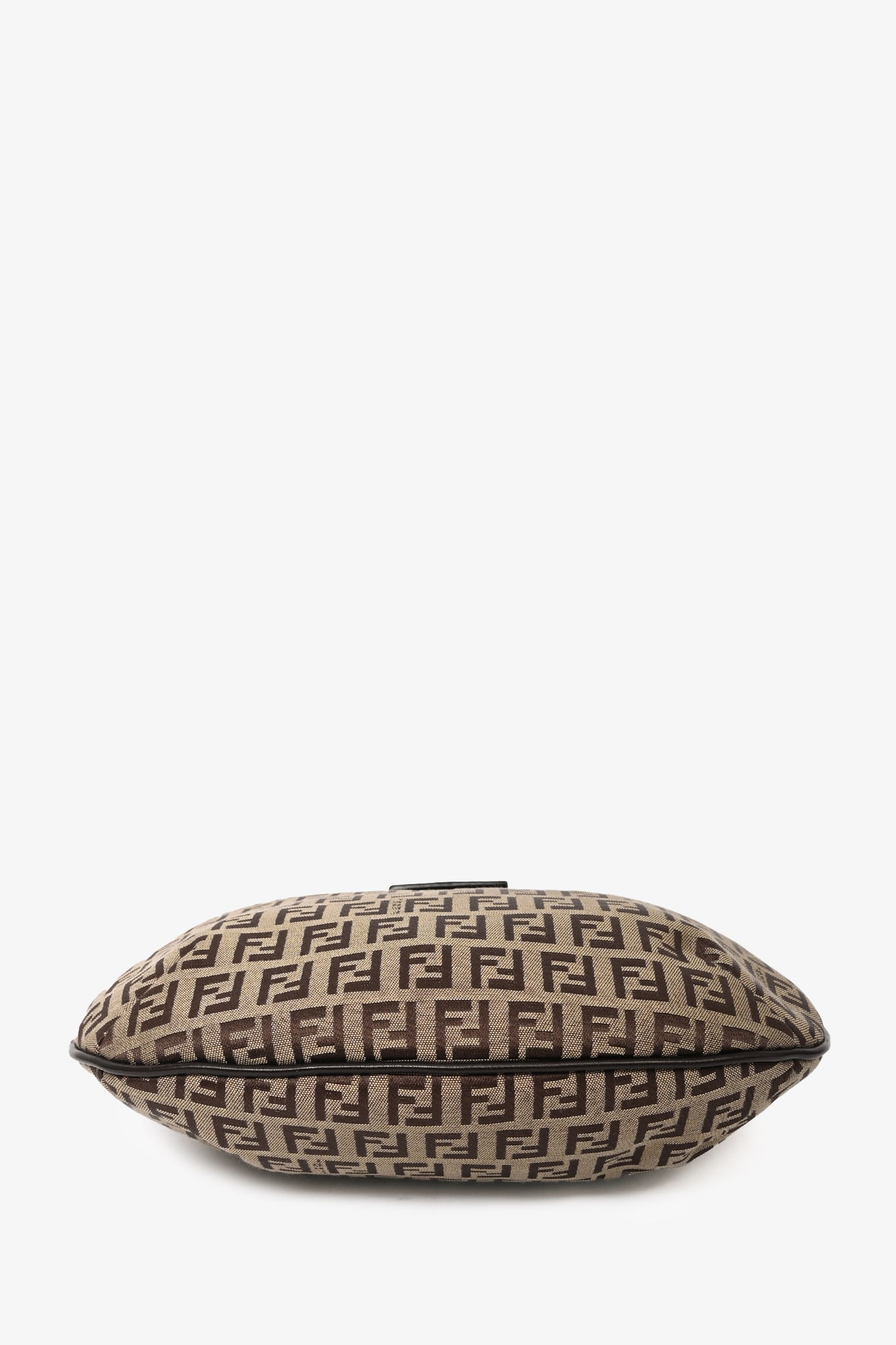 Fendi Zucca Canvas Hobo Shoulder Bag