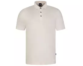 Hugo Boss 50474012 Press 53 Regular Fit Polo Shirt Off White