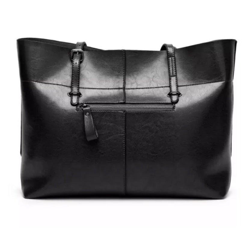 Jane Leather Tote Bag