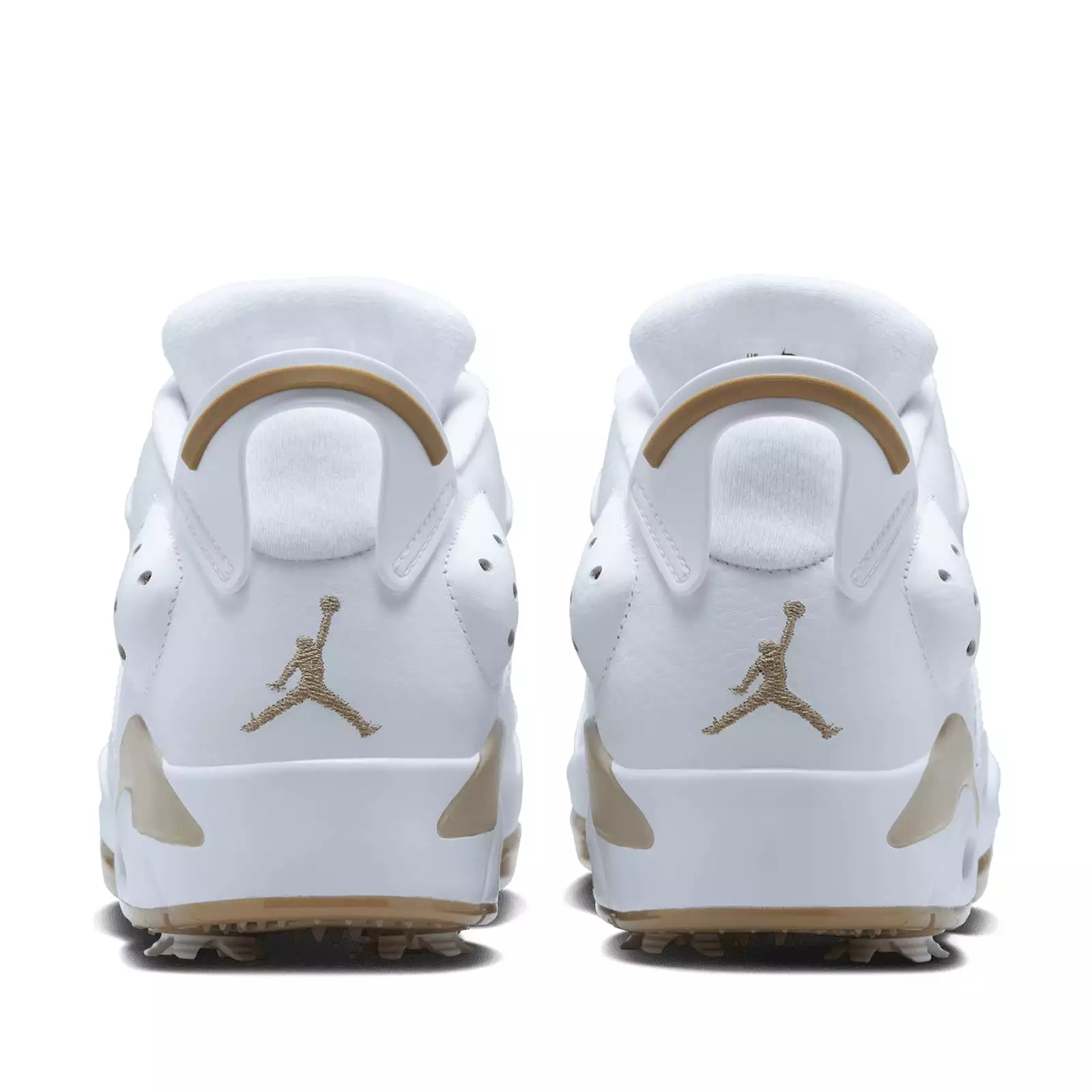 Jordan Retro 6 Golf Shoes White/Brown - AW23