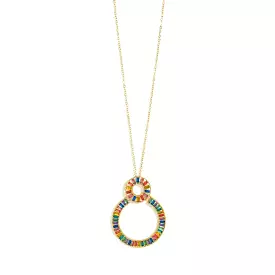 Kaleidoscope Vibes Colorful Necklace