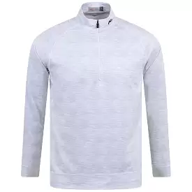 Keano Half Zip Mid Layer White Melange - 2024