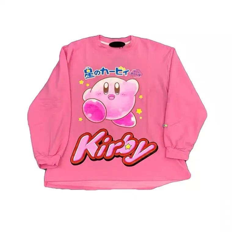 kirby sweatshirt pull over oversize