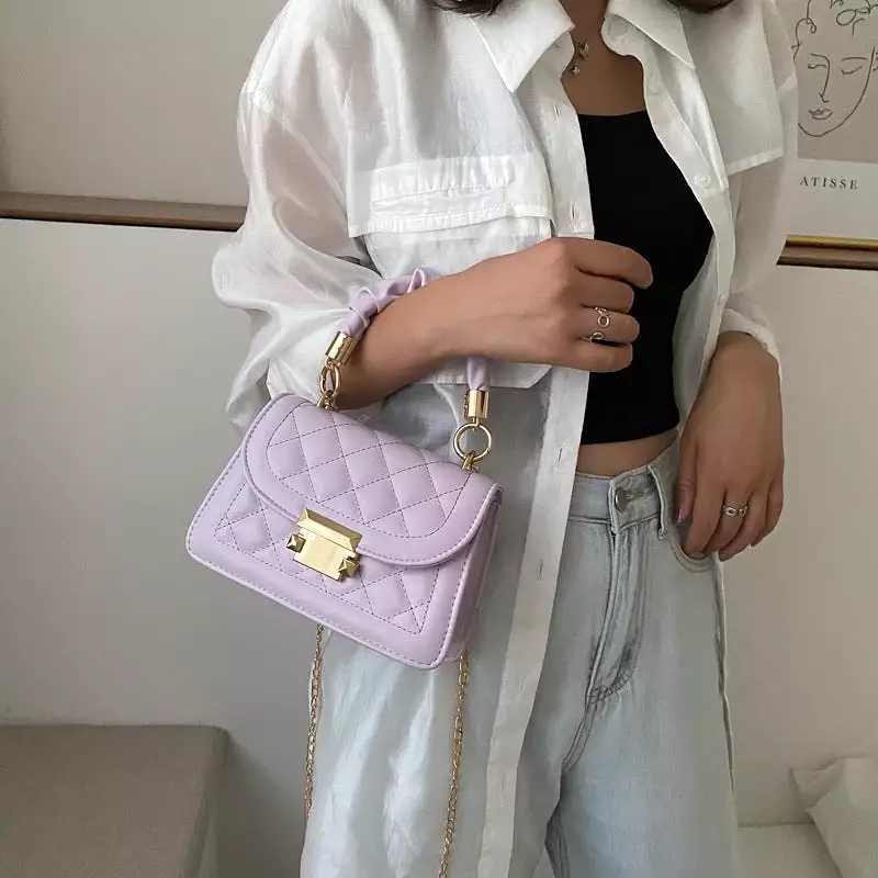 Korean version trendy fashion chain crossbody bag