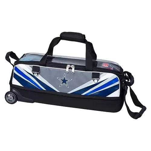 KR NFL Slim Triple Roller Dallas Cowboys Bowling Bag