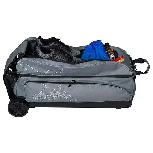 KR Strikeforce Hybrid X Triple Roller Charcoal Bowling Bag