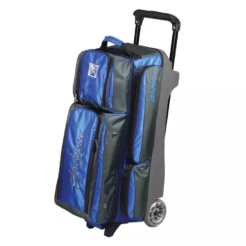 KR Strikeforce Konvoy Royal/Smoke Triple Roller Bowling Bag