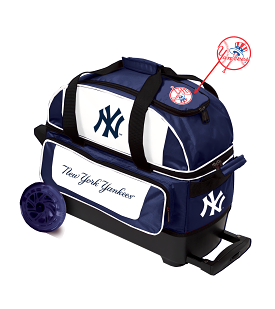 KR Strikeforce MLB New York Yankees Double Roller Bowling Bag