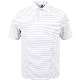 Lee Stripe Comfort Fit Stretch Polo Alloy/White - 2024