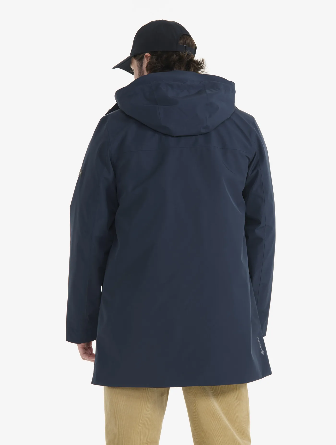 Long hooded Gore-Tex® 2-layer parka