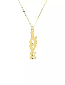 Love Vibes Necklace, Gold