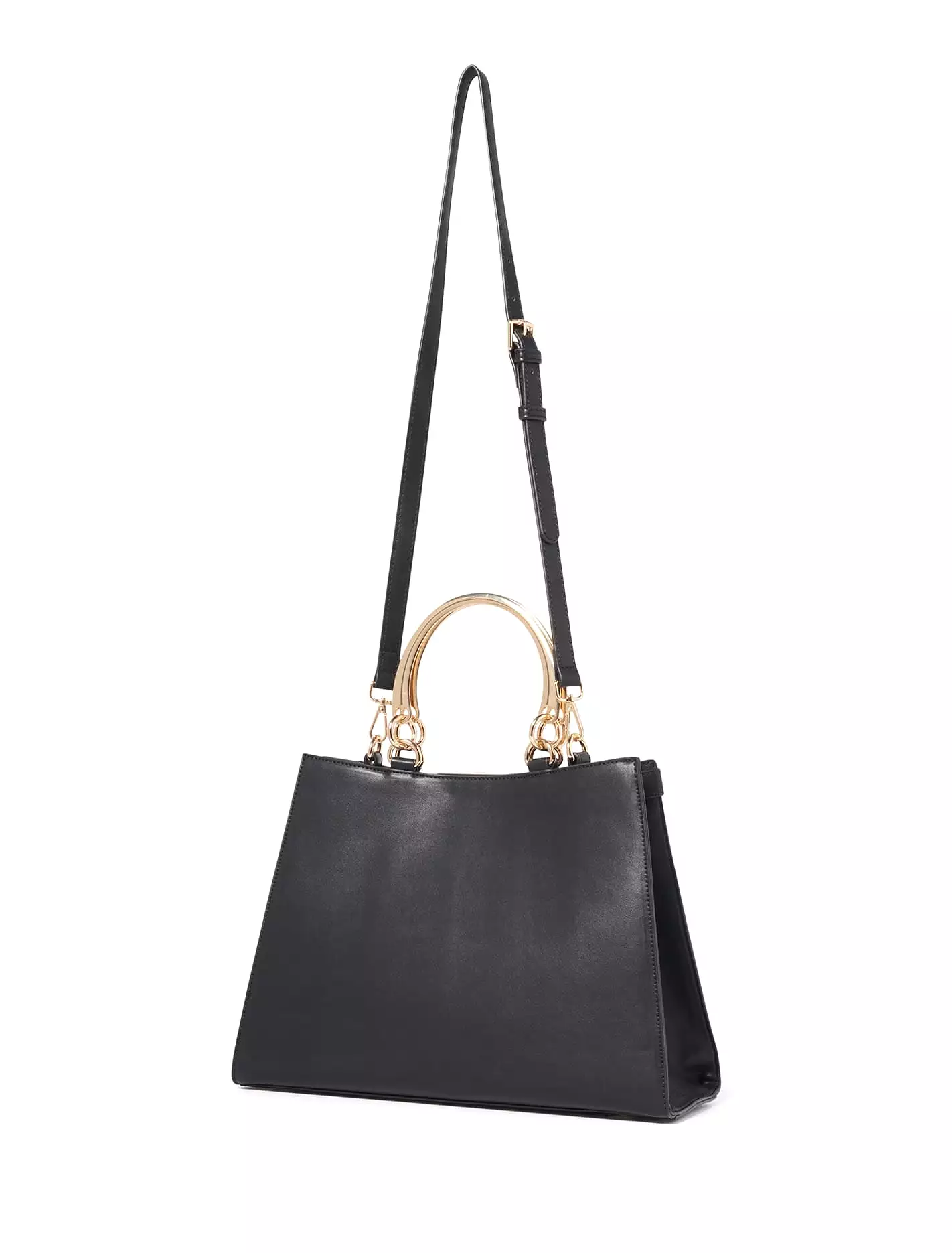 Maddy Metal Handle Tote Bag