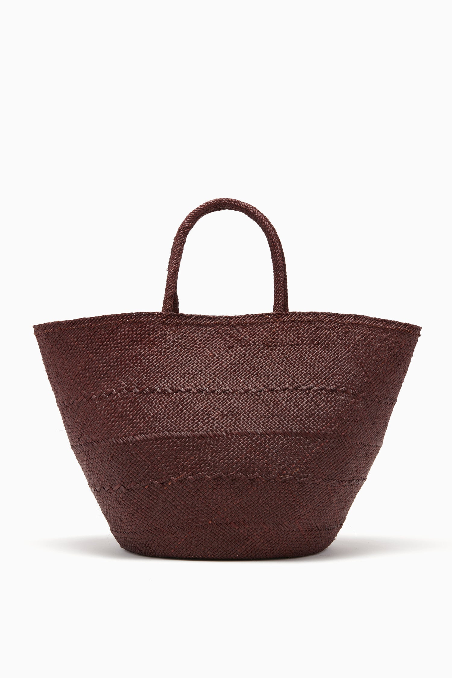 Marta Large Basket Tote - Chocolate