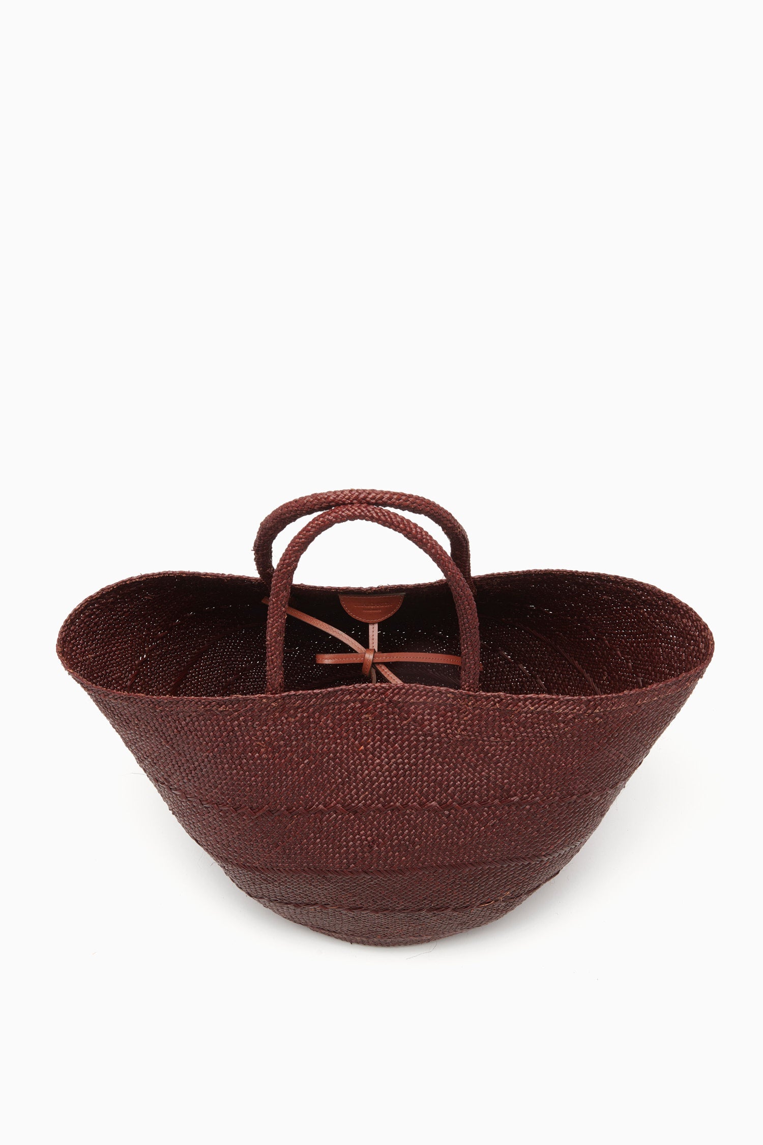 Marta Large Basket Tote - Chocolate