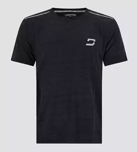 MEN'S FLEK STRETCH SPORTS T-SHIRT - BLACK