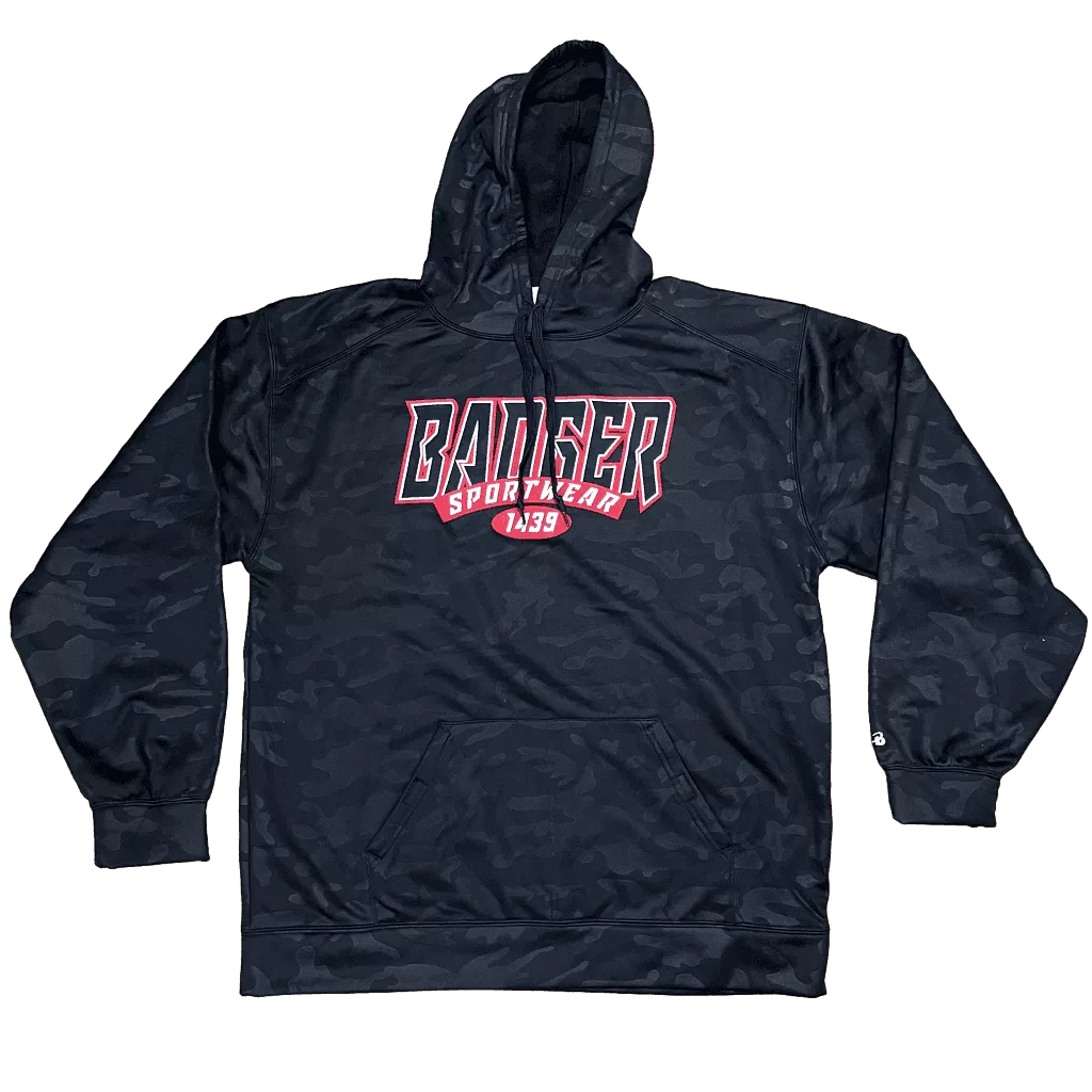 Men's  •Badger Sport • MonoCam Embossed Hood black large