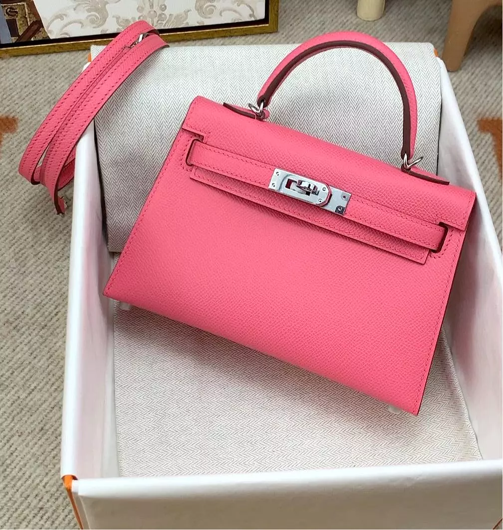 Mini Kaili Leather Fushcia Pink Bag 19