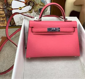 Mini Kaili Leather Fushcia Pink Bag 19