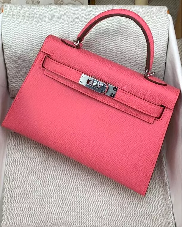 Mini Kaili Leather Fushcia Pink Bag 19