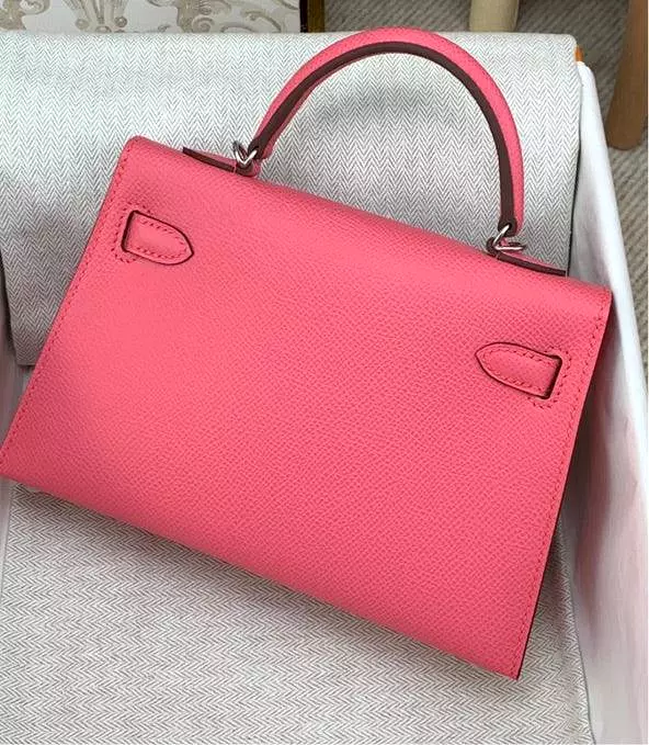 Mini Kaili Leather Fushcia Pink Bag 19