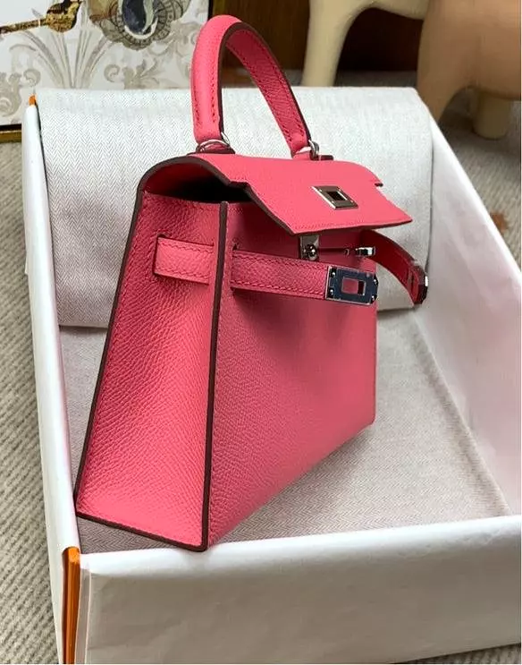 Mini Kaili Leather Fushcia Pink Bag 19